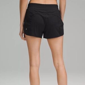 Lululemon Tracker Black High Rise Shorts Size 6